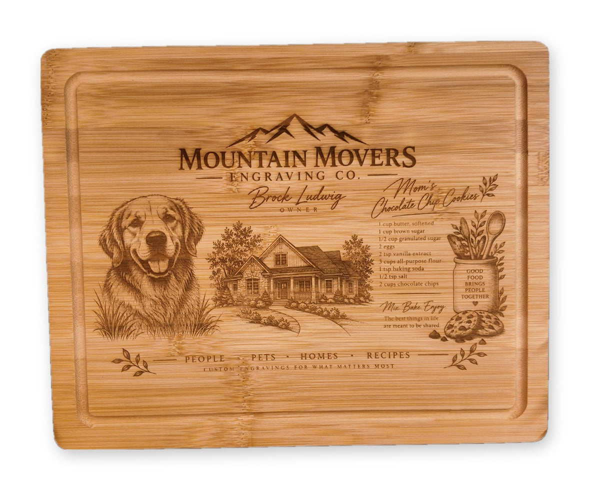 Personalized Bamboo Cutting Board