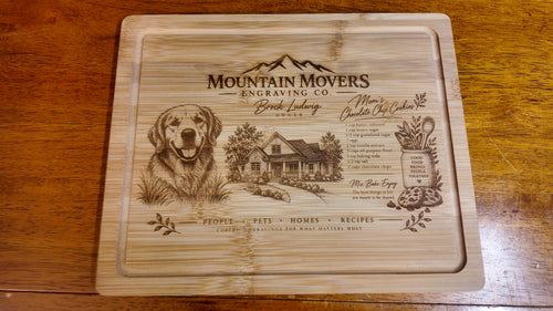 Personalized Bamboo Cutting Board