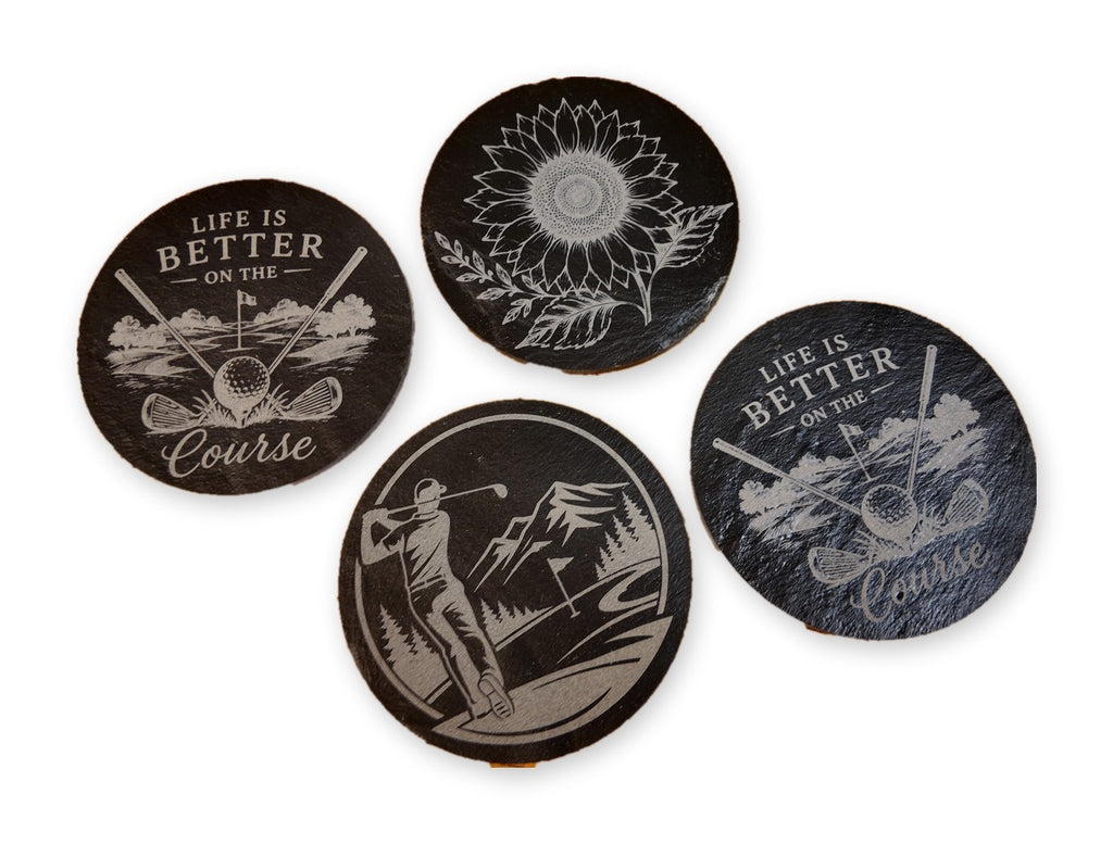 Engraved Slate Coasters